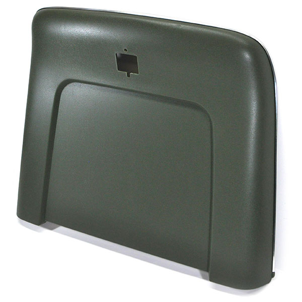 1969 Chevrolet Chevelle/Malibu PLASTIC BUCKET SEAT BACKS WITH CENTER BUTTON RELEASE HOLE - INJECTION MOLDED WITH MOLDED CHROME (DARK GREEN) - PR | IN5454Z
