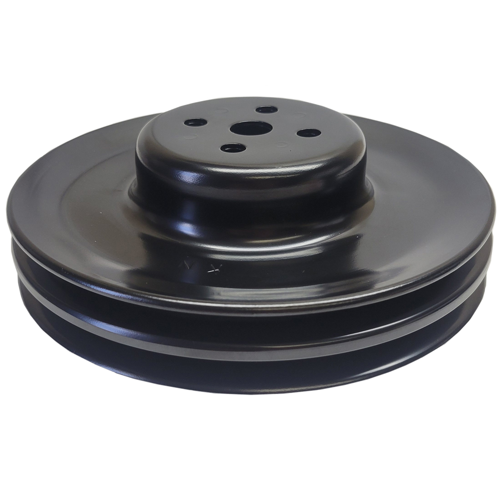 1971 Oldsmobile Cutlass/442/F85 WATER PUMP PULLEY - 2 GROOVE (STAMPED KN-P WITH A DIAMETER OF 7 1/4