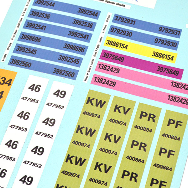 1965 Chevrolet Chevelle/Malibu CONCOURSE DETAIL DECAL KIT (SS/396) | DC5838V