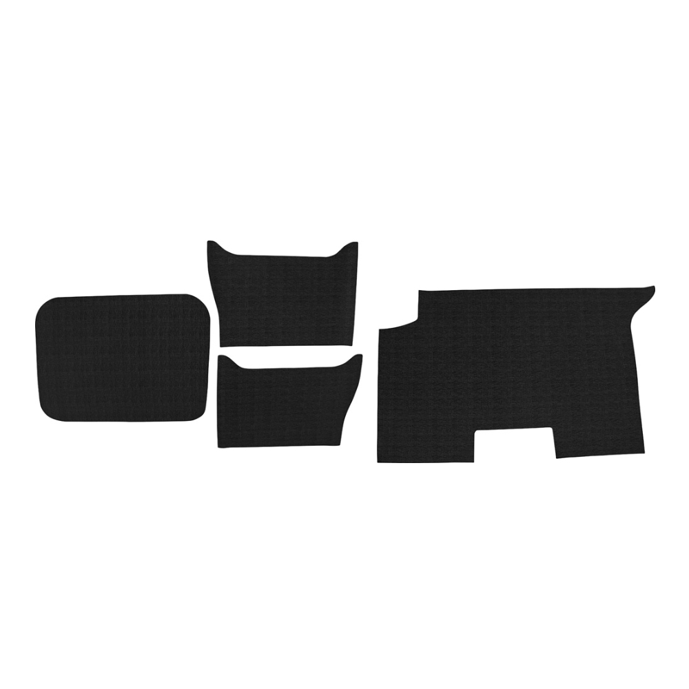 1963 Chevrolet Impala/Caprice/Bel Air TRUNK MAT - RUBBER GRAY CROWSFOOT (CONVERTIBLE) | TR5898P