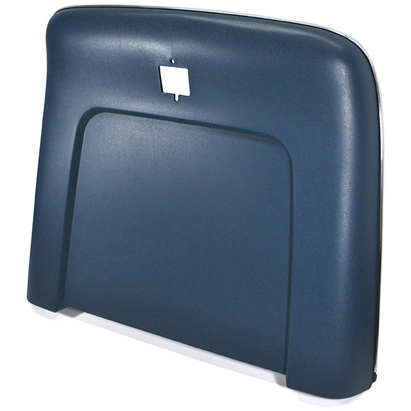 1969 Chevrolet El Camino PLASTIC BUCKET SEAT BACKS WITH CENTER BUTTON RELEASE HOLE - INJECTION MOLDED WITH MOLDED CHROME (MEDIUM BLUE) - PR | IN5666Z