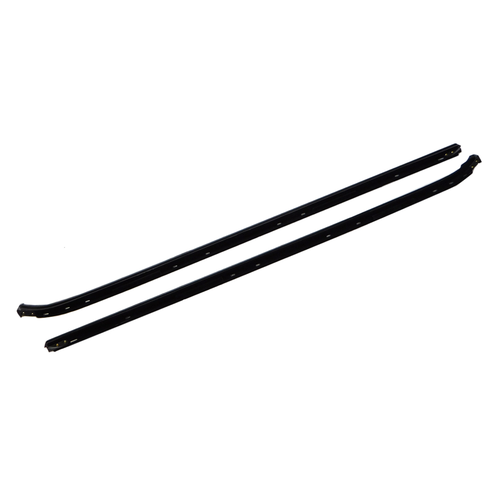 1973 Chevrolet Monte Carlo OUTER WINDOWFELT KIT OEM 2 PIECE - OEM OUTER DOOR WINDOW FELTS. THEY SIT OUTSIDE OF THE DOOR GLASS AND SQUEEZE AGAINST THE GLASS. THEY COME WITH THE STAINLESS BEAD | WS2448M