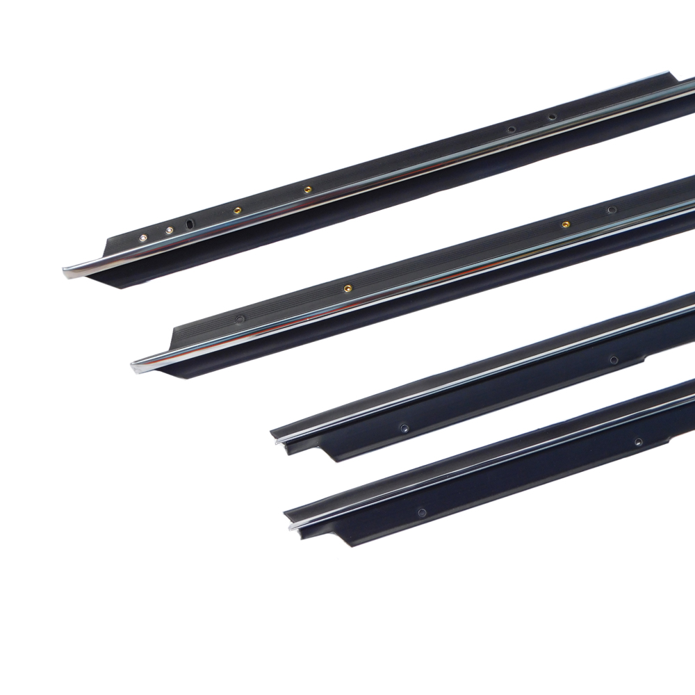1987 Chevrolet Monte Carlo WINDOWFELT KIT INNERS & OUTERS WITHOUT REVEAL MOLDING ON CAR (OEM) WITH ROUND BEAD - 4 PIECES WITHOUT REVEAL. | WS2453M