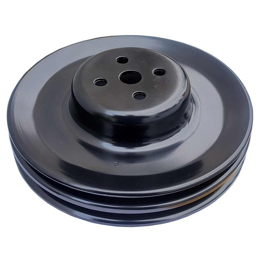 1968 Oldsmobile Cutlass/442/F85 2 GROOVE WATER PUMP PULLEY (350 / 400 / 455 MOTORS) HEIGHT/DEPTH 2â€ DIA 7 1/4
