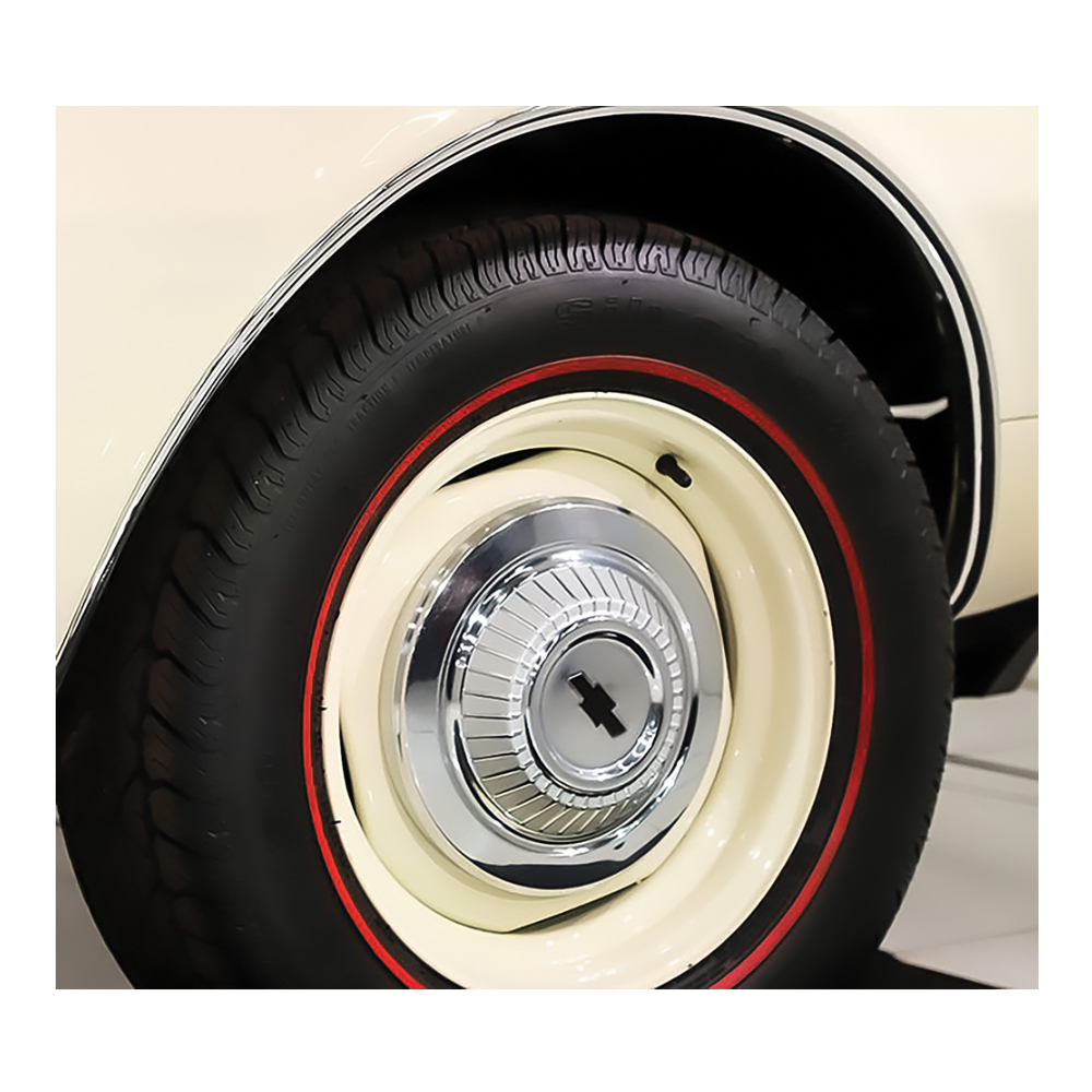 1967 Chevrolet Camaro STOCK STEEL WHEEL DOGDISH/POVERTY HUBCAPS - SET OF 4 | WT6226Z