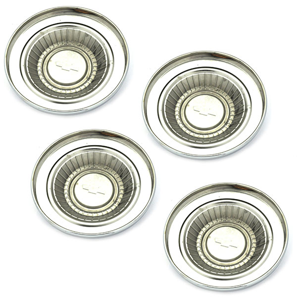 1966 Chevrolet Chevelle/Malibu STOCK STEEL WHEEL DOGDISH/POVERTY HUBCAPS - SET OF 4 | WT6227Z