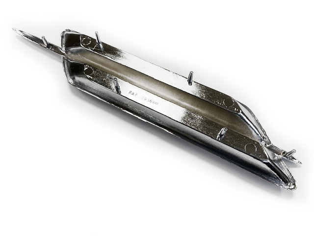 1966 Oldsmobile Cutlass/442/F85 CHROME FENDER LOUVERS - PR | EM5722T