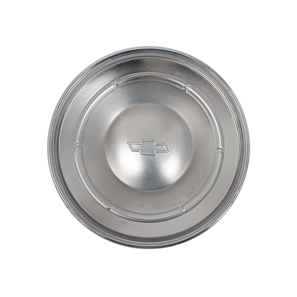 1968 Chevrolet Nova/Chevy II STOCK STEEL WHEEL DOGDISH/POVERTY HUBCAPS - SET OF 4 | WT6244C
