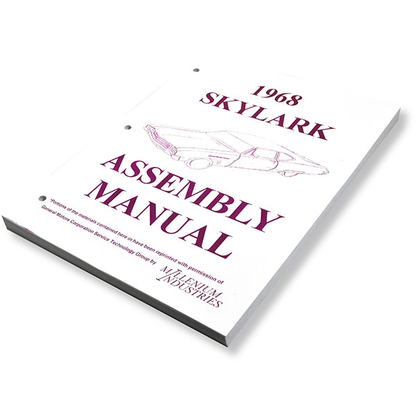 1968 Buick Skylark/GS/Regal/GN FACTORY ASSEMBLY MANUAL | BK5607S