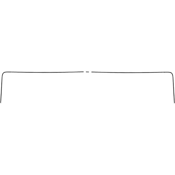 1968 Chevrolet Camaro DASH PAD TRIM MOLDINGS - 3 PIECE SET | IN6671F