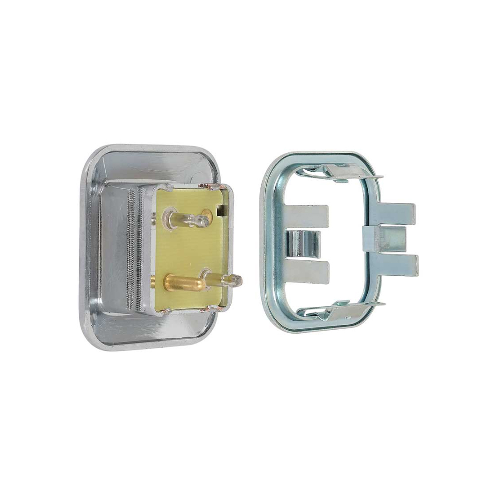 1966 Chevrolet Nova/Chevy II POWER WINDOW SWITCH WITH ROUND CORNERS - 1 BUTTON - MOUNTS ON DOOR PANEL (RH FRONT AND LH/RH REAR 2DR & 4 DR) (GM # 4432790) INCLUDES MOUNTING RETAINER | EL2290Z