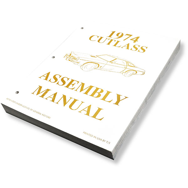 1974 Oldsmobile Cutlass/442/F85 ASSEMBLY MANUAL CUTLASS | BK8435T