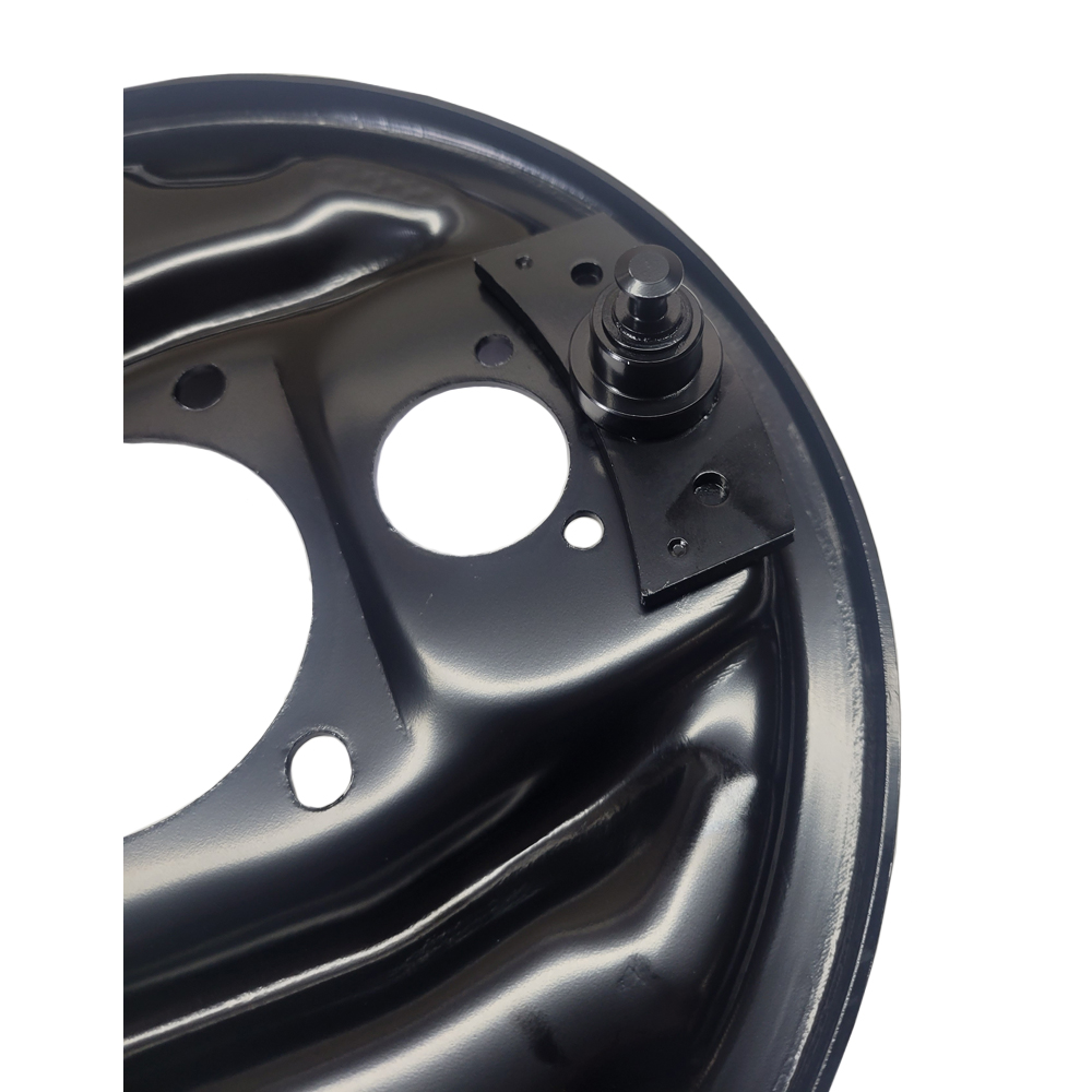 1979 Chevrolet Monte Carlo REAR DRUM BACKING PLATE - LH - (REPLACES GM # 18014440, 18014441, 5469279, 2620563, 2620564, 18002387, AND 18002388 WHICH USE A LEFT AND RIGHT BACKING PLATE, NOT A UNIVERSAL STYLE) | BR1408Z