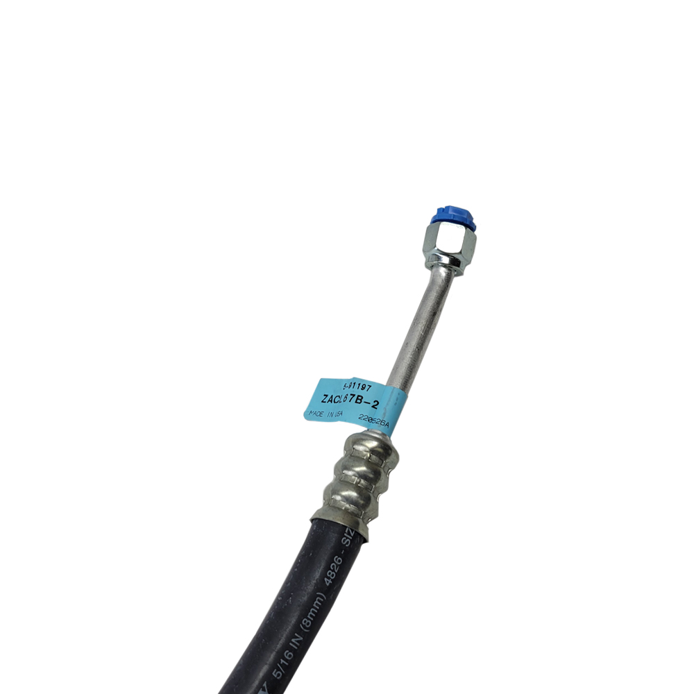 1968 Oldsmobile Cutlass/442/F85 AIR CONDITIONING HOSE. LIQUID LINE FROM DRIER TO THROTTLE VALVE. 4 BENDS, 1ST BEND IS OFF THE RUBBER AND IS MORE THAN 90 DEGREES. | AC9539T
