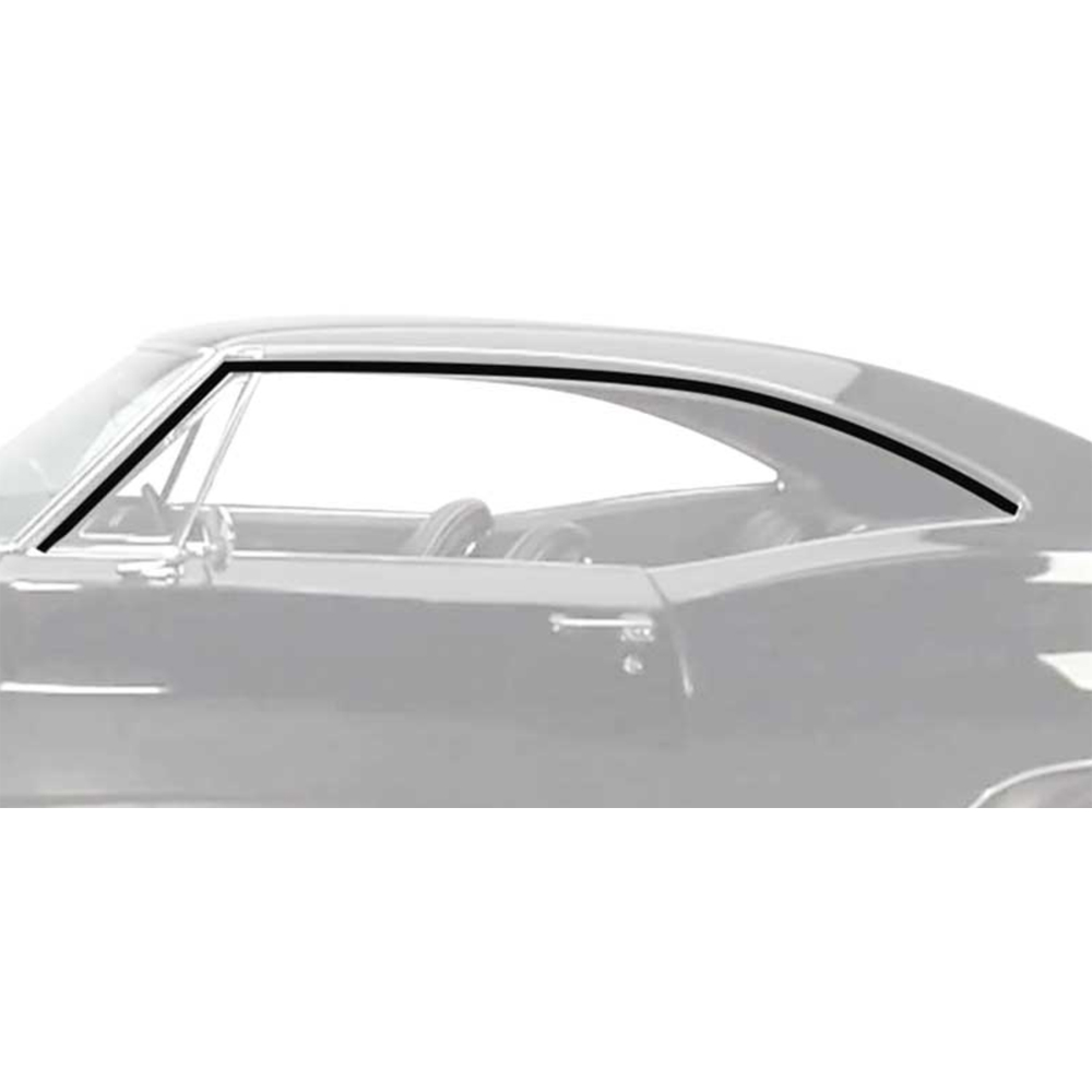 1967 Chevrolet Impala/Caprice/Bel Air ROOFRAIL WEATHERSTRIP - 2 DOOR NOTCHBACK - PR | WS9576Z
