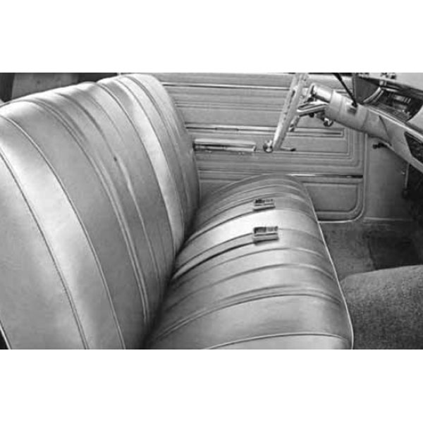 1966 Chevrolet Chevelle/Malibu STANDARD FRONT BUCKETS & REAR BENCH SEAT COVER COMPLETE SET (2 DOOR COUPE) - SET | IN2893V