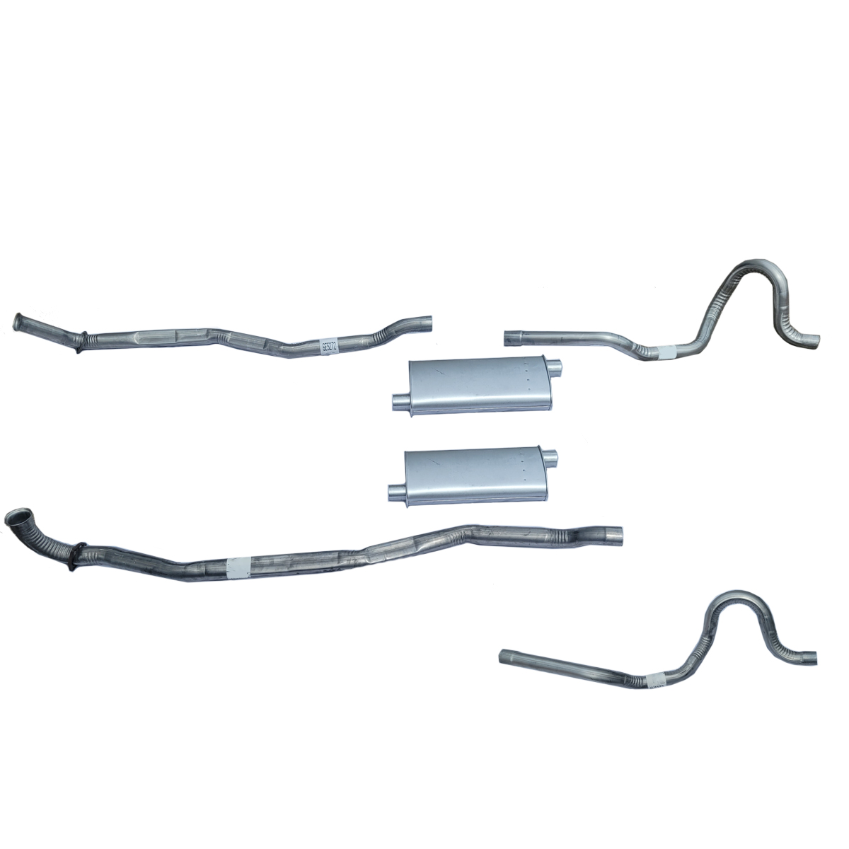 1972 Chevrolet Chevelle/Malibu EXHAUST SYSTEM PREBENT TO FACTORY SPECIFICATIONS (BIG BLOCK) WITHOUT RESONATORS | EX9648V