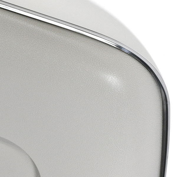 1969 Chevrolet El Camino PLASTIC BUCKET SEAT BACKS - INJECTION MOLDED WITH MOLDED CHROME (FITS 68 ALL & 69-72 RECLINING SEATS ONLY) WHITE - PR | IN4385Z