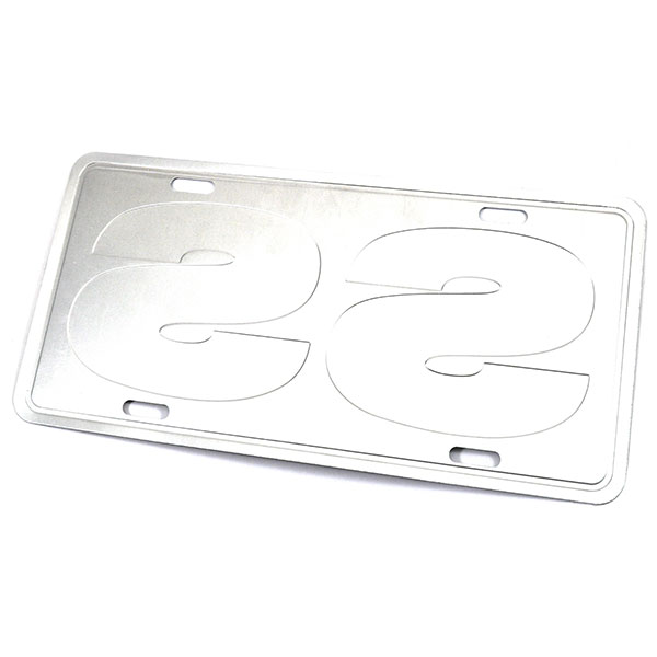 1967 Chevrolet Camaro ACCESSORY LICENSE PLATE (BLACK BACKGROUND WITH SS IN WHITE) | BK9949Z