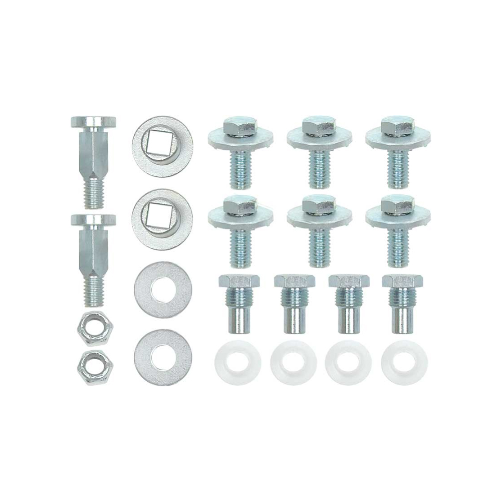 1969 Pontiac Firebird/TransAm CONVERTIBLE TOP PIVOT BOLT SET - INCLUDES NYLON WASHERS, SHOULDER & WASHER STYLE BOLTS AND BUSHINGS | CV7514Z