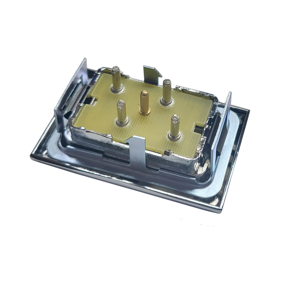 1971 Chevrolet Chevelle/Malibu POWER WINDOW SWITCH - CORRECT 2 BUTTON POWER WINDOW SWITCH WITH SQUARE CORNERS. MADE OF POT METAL. MOUNTS ON DOOR PANEL (LH FRONT 2DR) - GM # 1725092 | EL5964Z