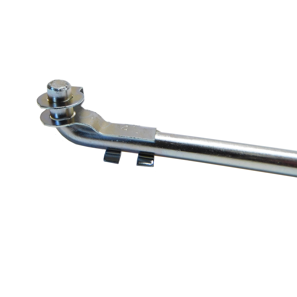 1964 Pontiac GTO/LeMans/Tempest TRI-POWER CARBURETOR LINKAGE ZINC PLATED WITH CLIPS (SECONDARY ROD) CONNECTS FRONT AND REAR CARBURETOR - RH | TP10227G