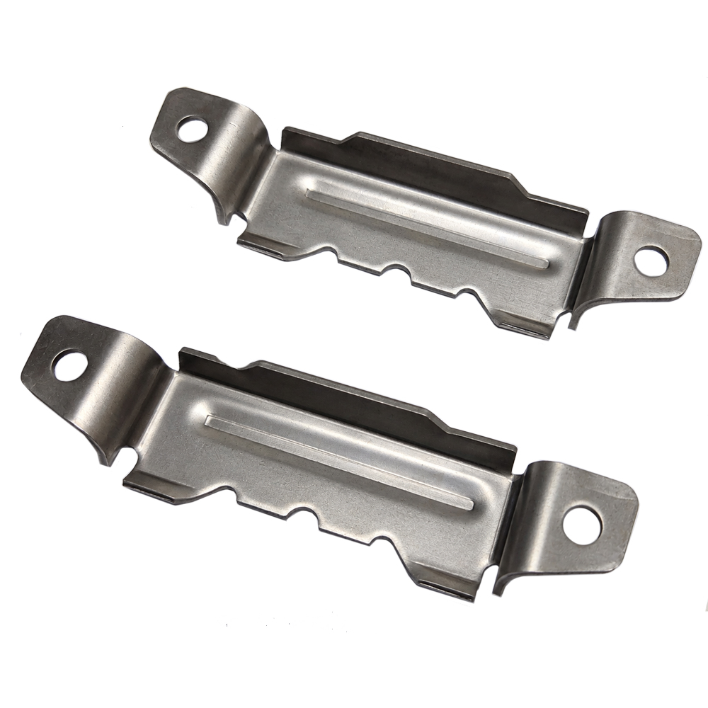 1966 Oldsmobile Cutlass/442/F85 CROSSMEMBER BRACKETS(PR) - THESE HOLD EACH END OF THE CROSSMEMBER AND BOLT TO THE FRAME. THEY USE RUBBER INSULATORS TO ISOLATE THE CROSSMEMBER FROM THE FRAME | AT6544Z