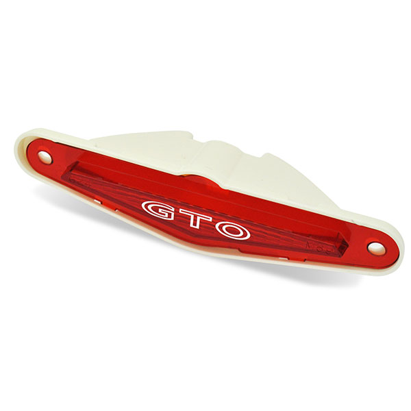 1969 Pontiac GTO/LeMans/Tempest GTO REAR QUARTER SIDE MARKER LAMP ASSEMBLY COMPLETE - KIT INCLUDES ONE RED SIDE MARKER LENS AND ONE WHITE PLASTIC HOUSING. SOLD EACH | XL10236G