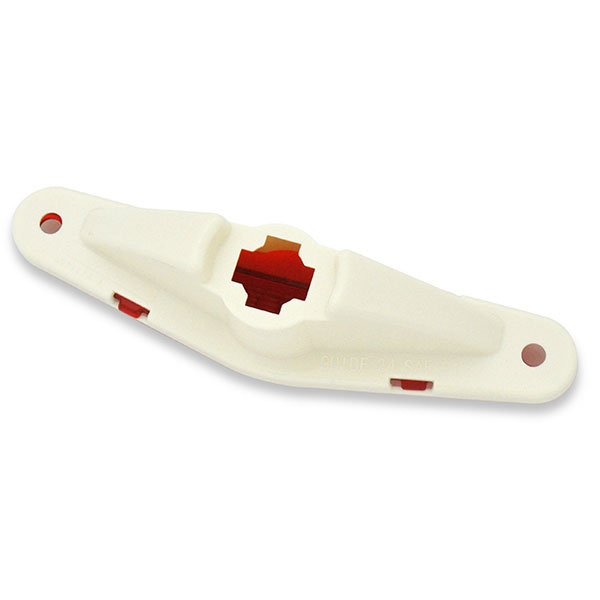 1969 Pontiac GTO/LeMans/Tempest GTO REAR QUARTER SIDE MARKER LAMP ASSEMBLY COMPLETE - KIT INCLUDES ONE RED SIDE MARKER LENS AND ONE WHITE PLASTIC HOUSING. SOLD EACH | XL10236G