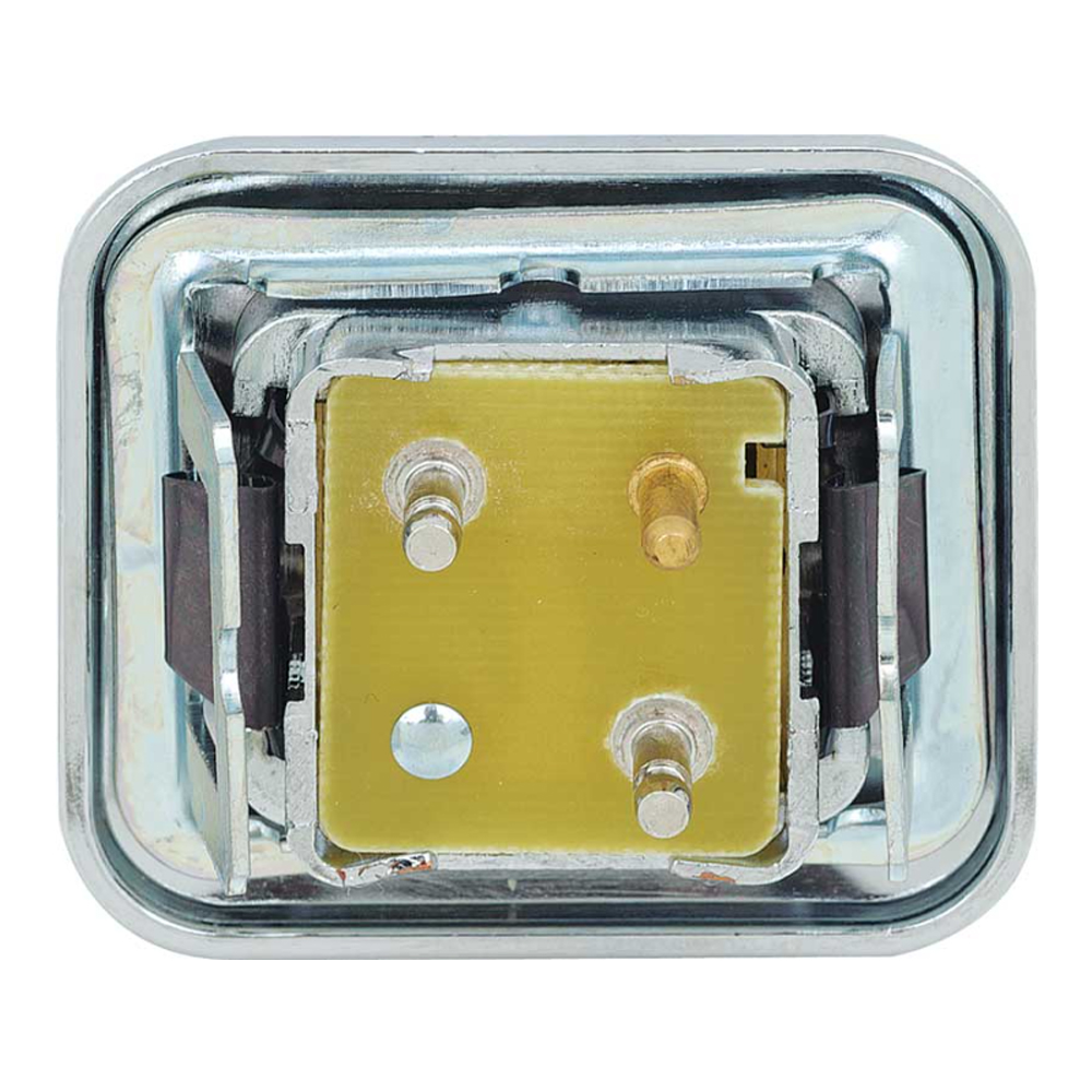 1970 Chevrolet Nova/Chevy II POWER DOOR LOCK SWITCH - SINGLE BUTTON - READS LOCK AND HAS THE CORRECT ROUND CORNERS AND PROFILE.  REPLACES GM#: 8792174. IT IS MADE OF DIE CAST METAL AND IS CHROME PLATED | EL2028Z