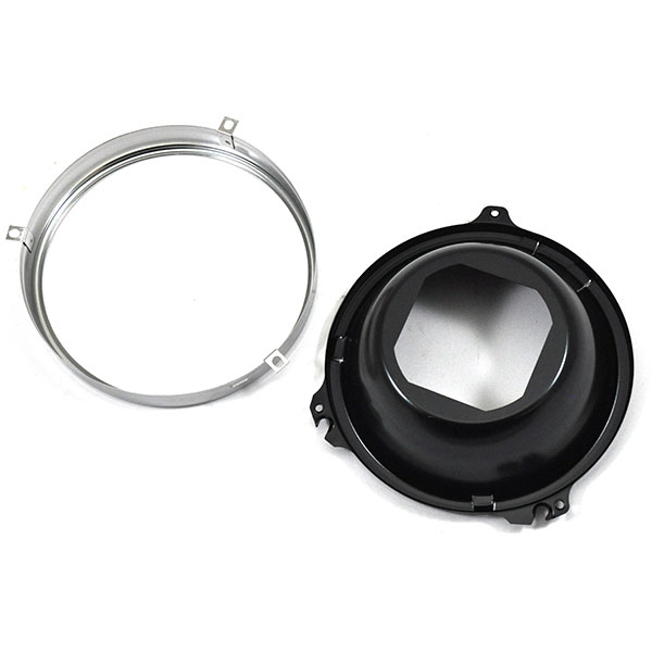 1969 Pontiac Firebird/TransAm HEADLAMP MOUNTING BUCKET - LH PAIR WITH RINGS (A&D) | GH10445F