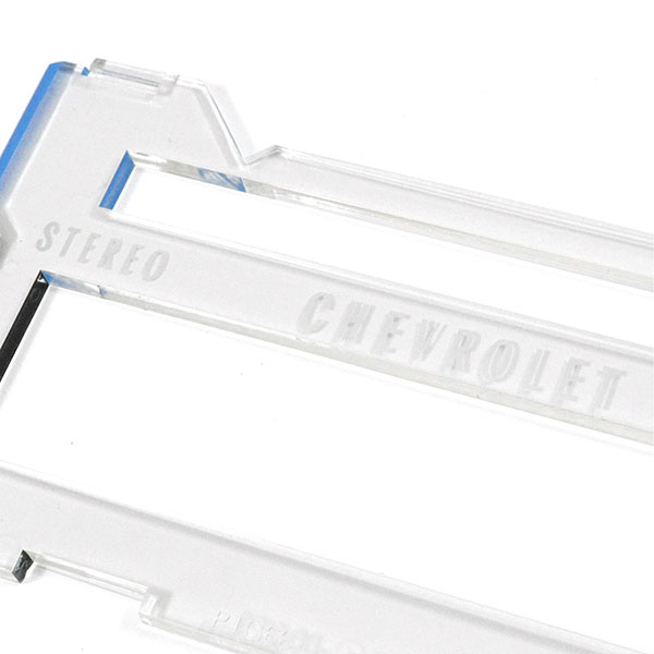 1975 Chevrolet Monte Carlo WHITE WRITING WITH BLUE LIGHT REFLECTOR AM 8-TRACK RADIO LENS | RD3781Z