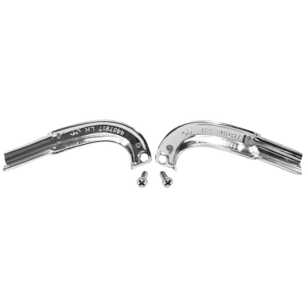 1965 Chevrolet Impala/Caprice/Bel Air SPORT COUPE QUARTER WINDOW CORNER MOLDINGS - PR | XP10677P