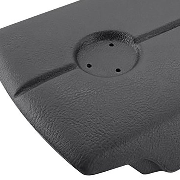 1968 Buick Skylark/GS/Regal/GN ACCESSORY CONSOLE LID PAD (BLACK) - FIRST VERSION PAD THAT HAD THE EMBLEM INSTALLED ON IT. THIS IS BLACK WITH THE CORRECT GRAIN, PAINT TO MATCH | CP10723S