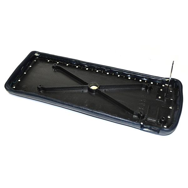 1981 Pontiac Firebird/TransAm VINYL CONSOLE DOOR ASSEMBLY (DARK BLUE) - PADDED PLASTIC FRAME WITH RETURN SPRING ARM - GM # 479559 - EA | CP10867F