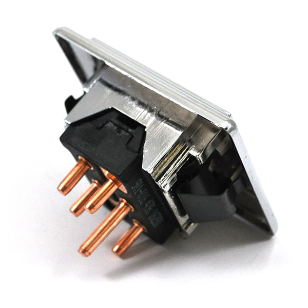 1978 Chevrolet Chevelle/Malibu POWER WINDOW SWITCH WITH SQUARE CORNERS - 1 BUTTON - MOUNTS ON DOOR PANEL.  REPLACES GM # 20043940. IT IS MADE OF PLASTIC AND IS CHROME PLATED | EL10874Z