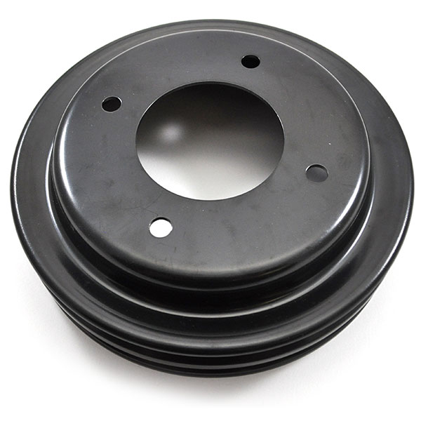 1970 Pontiac Firebird/TransAm CRANK PULLEY WITH A/C (2 GROOVE) - LOWER CRANK PULLEY. FITS 350 / 400 / 455 MOTORS. NUMBER STAMPED ON PULLEY IS 480508XR | EN10938F