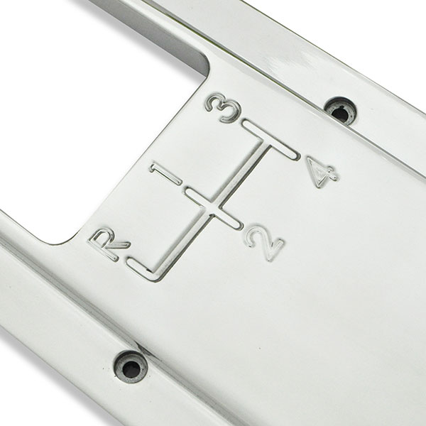 1971 Chevrolet Chevelle/Malibu BILLET ALUMINUM CONSOLE TOP PLATE COVER (4-SPEED MANUAL) POLISHED | CP10951Z