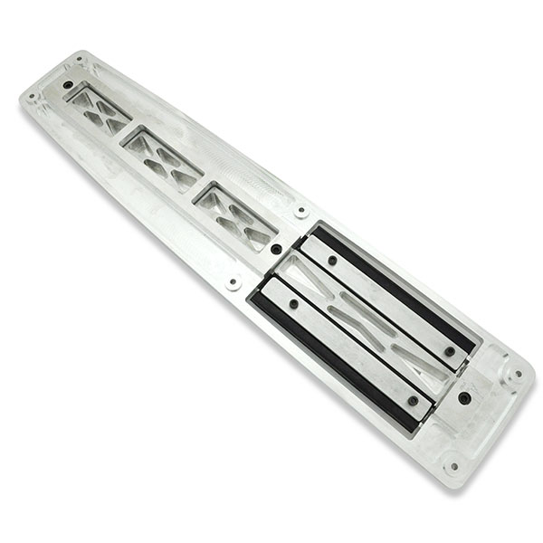 1968 Chevrolet Chevelle/Malibu BILLET ALUMINUM CONSOLE TOP PLATE COVER (AUTOMATIC 4-SPEED) BRUSHED - CLEAR | CP10961Z