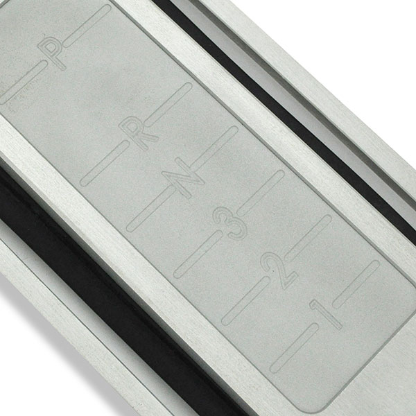 1971 Chevrolet Chevelle/Malibu BILLET ALUMINUM CONSOLE TOP PLATE COVER (AUTOMATIC 3-SPEED) BRUSHED - CLEAR | CP10965V