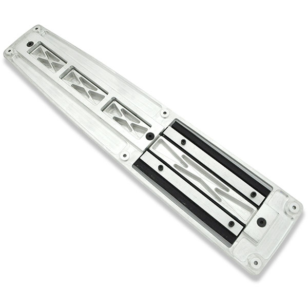 1971 Chevrolet Chevelle/Malibu BILLET ALUMINUM CONSOLE TOP PLATE COVER (AUTOMATIC 3-SPEED) BRUSHED - CLEAR | CP10965V