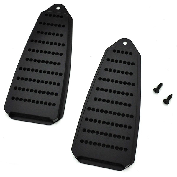 1968 Chevrolet Camaro DOOR JAMB VENTS (BILLET ALUMINUM) BLACK ANODIZED - PR | BP10952F