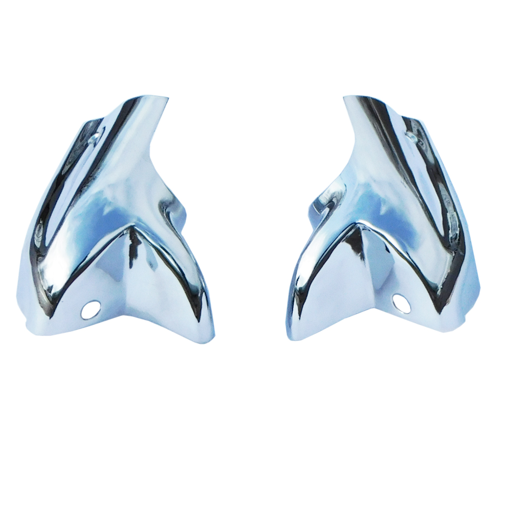 1965 Chevrolet Chevelle/Malibu CONVERTIBLE WINDSHIELD HEADER END CAP MOLDINGS - PR | XP10999Z