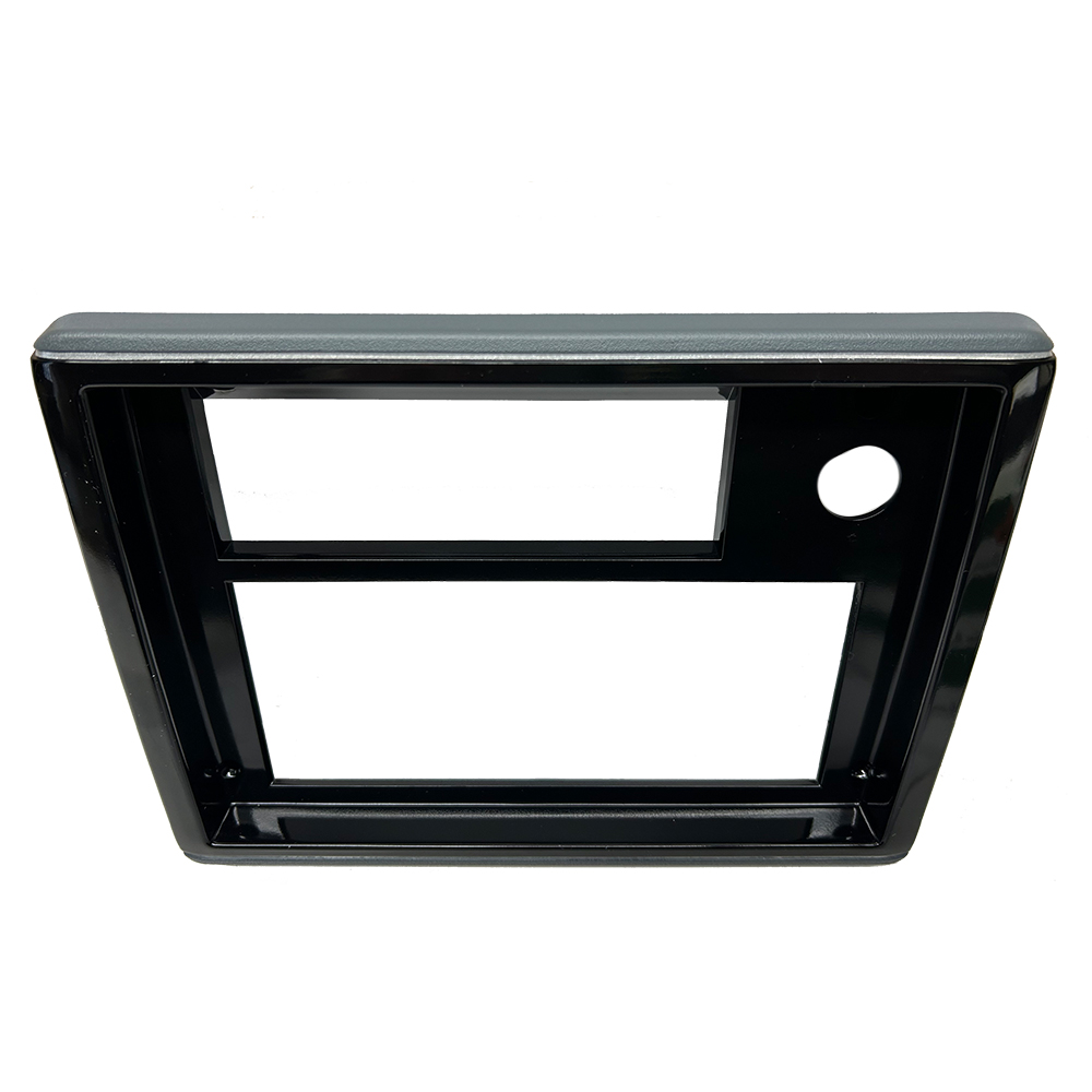 1986 Chevrolet Monte Carlo RADIO FACE PLATE (DARK GRAY WITH SILVER TRIM) - EA | IN1105C