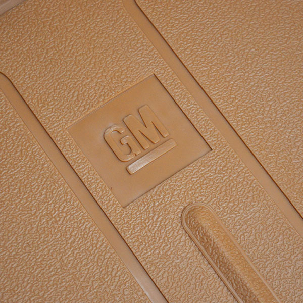 1973 Chevrolet Chevelle/Malibu RUBBER FLOOR MATS - SET OF 4 FACTORY RUBBER GM OEM STYLE FLOOR MATS (TAN) | IN11159Z