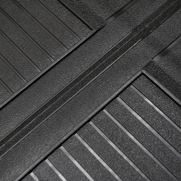 1980 Chevrolet El Camino RUBBER FLOOR MATS - SET OF 4 FACTORY RUBBER GM OEM STYLE FLOOR MATS (BLACK) | IN11153Z
