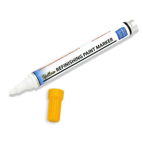 1973 Chevrolet Nova/Chevy II FIREWALL FACTORY CHALK MARKINGS PAINT MARKER PEN (YELLOW) | PT6204Z