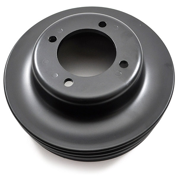 1971 Oldsmobile Cutlass/442/F85 3 GROOVE CRANK PULLEY WITH A/C (350, 400, & 455 AS WELL AS W30, W31 & HURST OLDS) HEIGHT/DEPTH 3â€ DIA 7 1/2