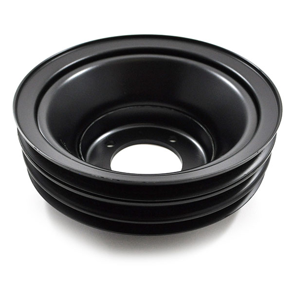 1971 Oldsmobile Cutlass/442/F85 3 GROOVE CRANK PULLEY WITH A/C (350, 400, & 455 AS WELL AS W30, W31 & HURST OLDS) HEIGHT/DEPTH 3â€ DIA 7 1/2