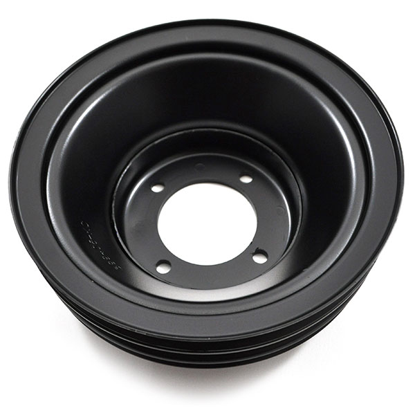 1971 Oldsmobile Cutlass/442/F85 3 GROOVE CRANK PULLEY WITH A/C (350, 400, & 455 AS WELL AS W30, W31 & HURST OLDS) HEIGHT/DEPTH 3â€ DIA 7 1/2